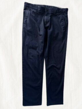 Zara Man Basic Collection Dark Blue Chino Pants